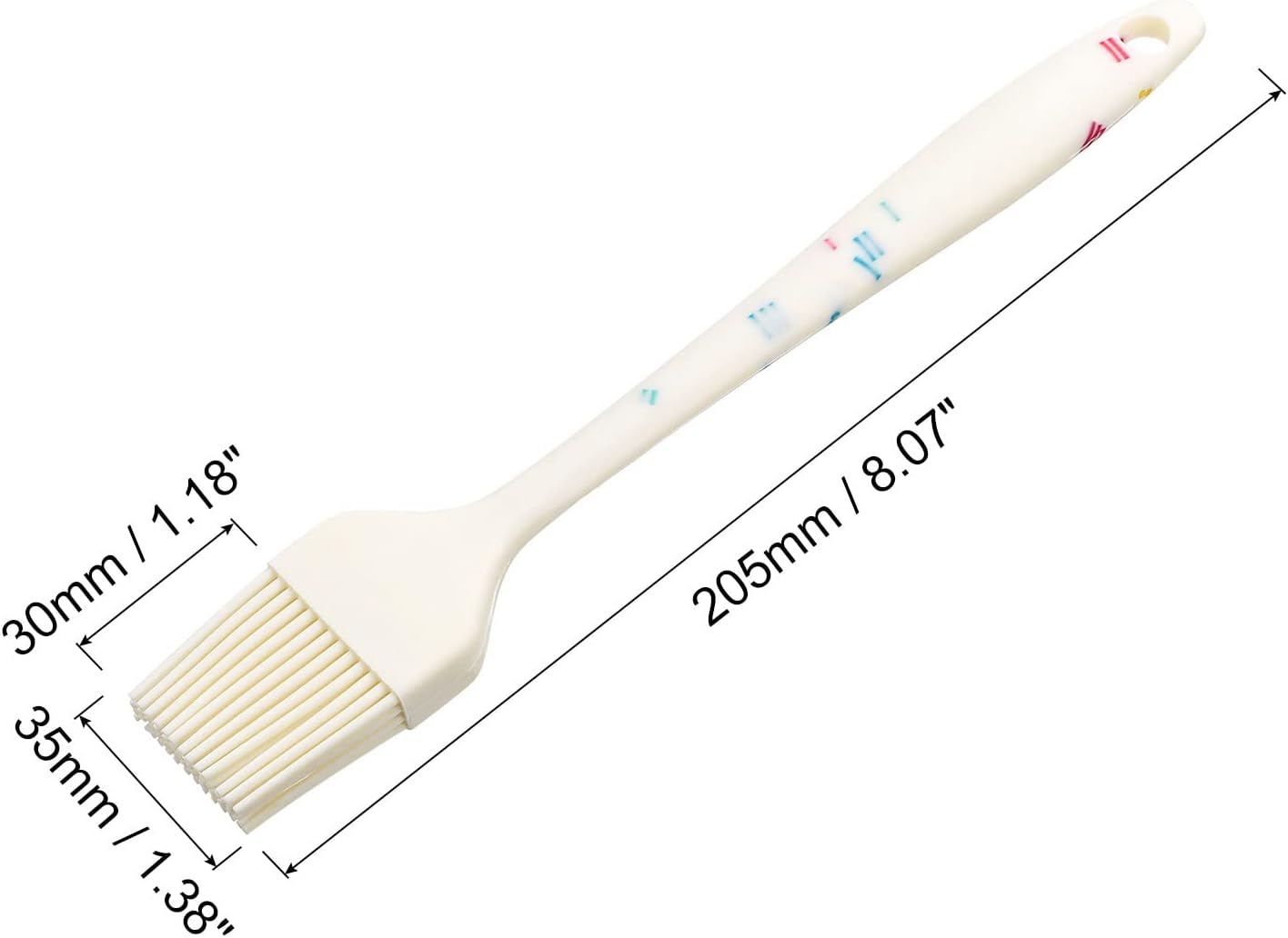 Long Handle Silicone Oil Brush – Food Grade Heat Resistant Basting Brush for Baking & Cooking