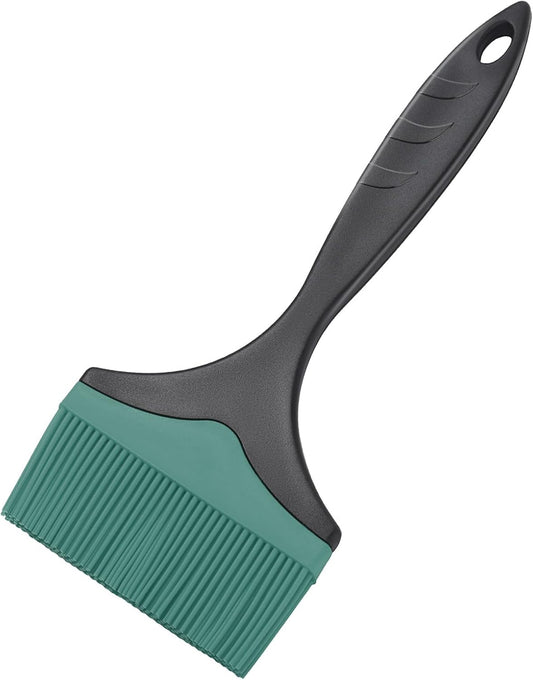 Large Silicone Oil Brush – Food Grade High-Heat Resistant Baking & BBQ Pastry Brush with Non-Slip Handle 25cm/9.85in